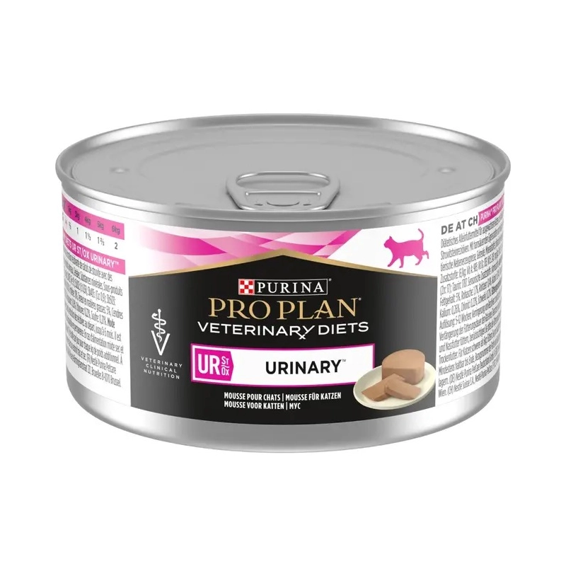Purina Pro Plan Veterinary Diets UR Urinary ВОЛОГИЙ КОРМ Холістік коти (при захворюваннях сечовивідних шляхів) 195 г 