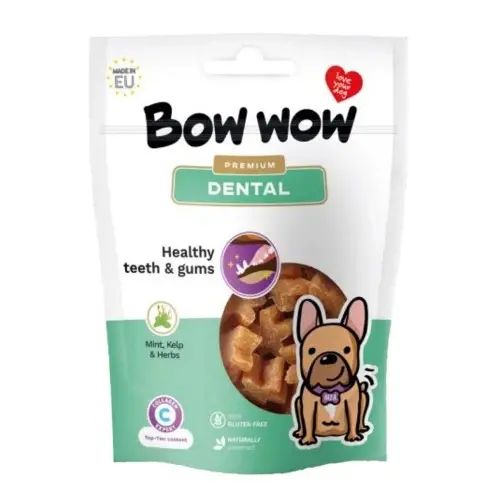 Bow wow DENTAL ЛАСОЩІ Premium собаки (для здорових зубів та ясен) 60 г