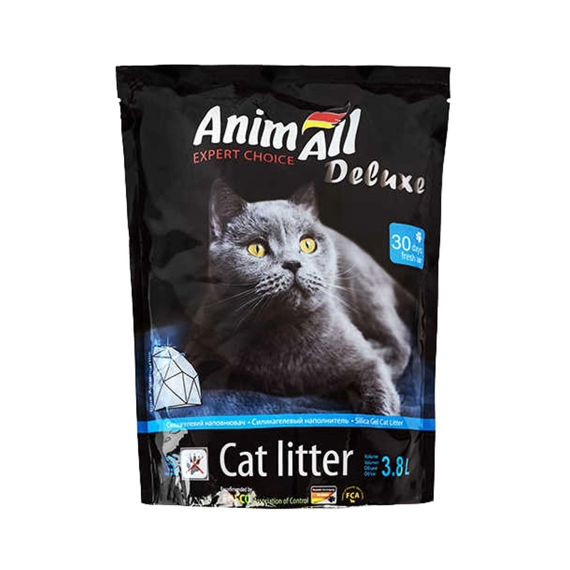 AnimAll Блакитна долина наповнювач для котячого туалету 3.8 л - силікагелевий (4820224500041) 