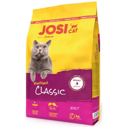 JosiCat Sterilised сухой корм для кошек 10 кг - с лососем (4032254753421)