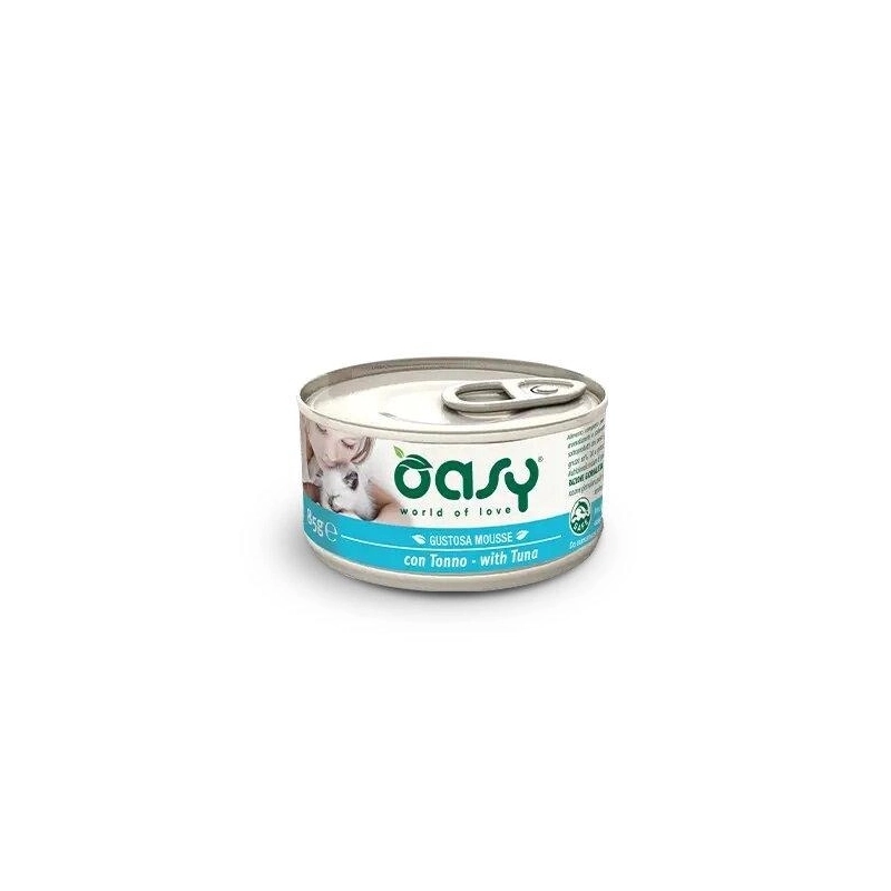 Oasy Cat вологий корм для котів 85 г - з тунцем (8053017342894) 