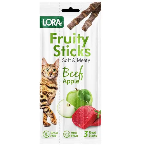 Lora Fruity Stick ЛАСОЩІ Premium коти (з яловичиною та яблуком) 5 г