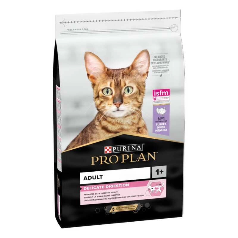 Purina Pro Plan Adult Delicate Digestion сухий корм для котів з чутливим травленням 400 г - з індичкою (7613033568671) 