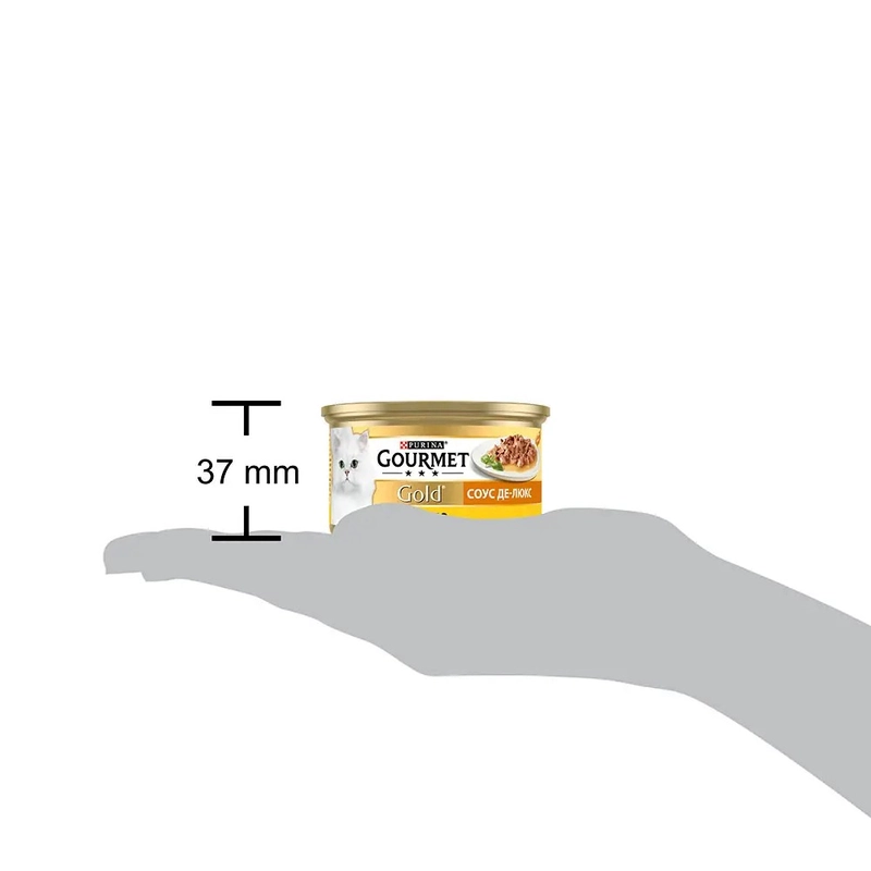 Gourmet Gold влажный корм для кошек 85 г - с курицей в соусе Де-Люкс (7613036705103)  - фото 2