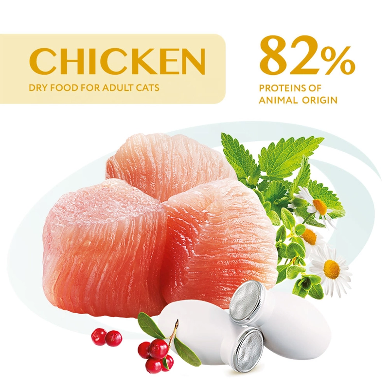 Optimeal Nutrient Balance СУХИЙ КОРМ Супер-преміум коти (з куркою) 700 г  - фото 2