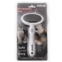 AnimAll Groom пуходерка для собак М - сіра (2000981139247) 
