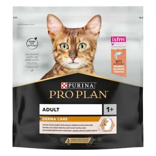 Purina Pro Plan Derma Care СУХИЙ КОРМ Холістік коти (для чутливої шкіри) 400 г