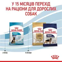 Royal Canin Maxi Puppy СУХИЙ КОРМ Супер-преміум цуценята великих порід (з м'ясом) 4 кг  - фото 4