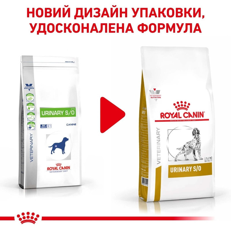 Royal Canin URINARY S/O СУХИЙ КОРМ-ДІЄТА Холістік собаки (при захворюваннях нижніх сечовивідних шляхів) 2 кг  - фото 1
