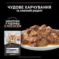 Purina Pro Plan Indoor Adult ВОЛОГИЙ КОРМ Холістік коти (з лососем) 85 г  - фото 2