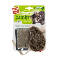 GiGwi Catnip Мишка з котячою м'ятою іграшка для котів 10 см - коричнева (4823089351056) 