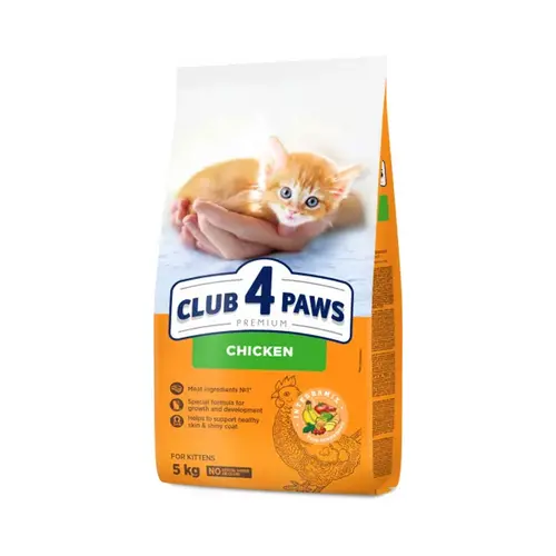 Club 4 Paws Premium сухой корм для котят 5 кг - с курицей (4820083909115)