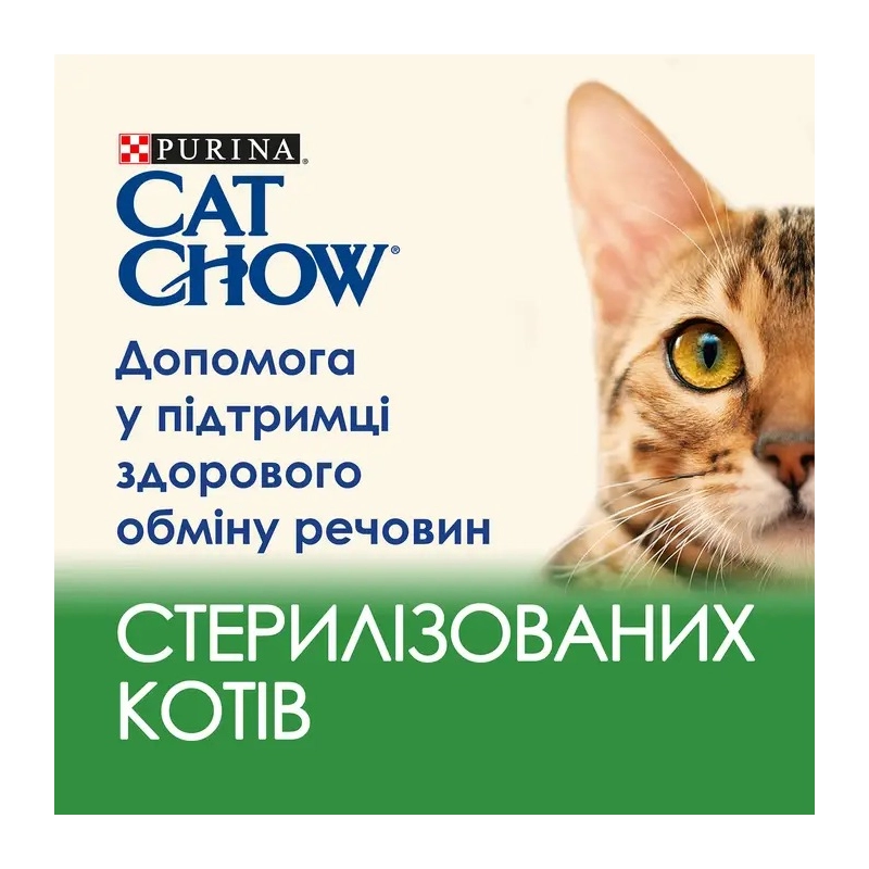Cat Chow Sterilized влажный корм для стерилизованных кошек 85 г - с ягненком и зеленой фасолью в желе (7613037025484)  - фото 4