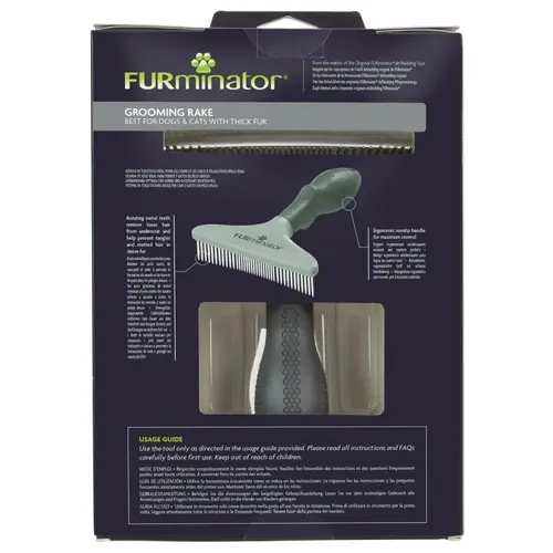 FURminator гребінь для собак та котів - з обертовими зубцями (4048422141341)