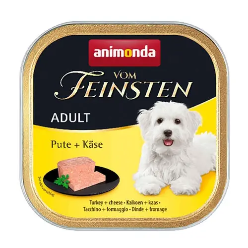Animonda Vom Feinsten Turkey & Cheese ADULT ВОЛОГИЙ КОРМ Premium собаки (з індичкою і сиром) 150 г