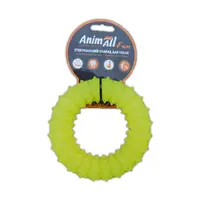 AnimAll Fun Кільце з шипами іграшка для собак 12 см - жовта (2000981167363) 