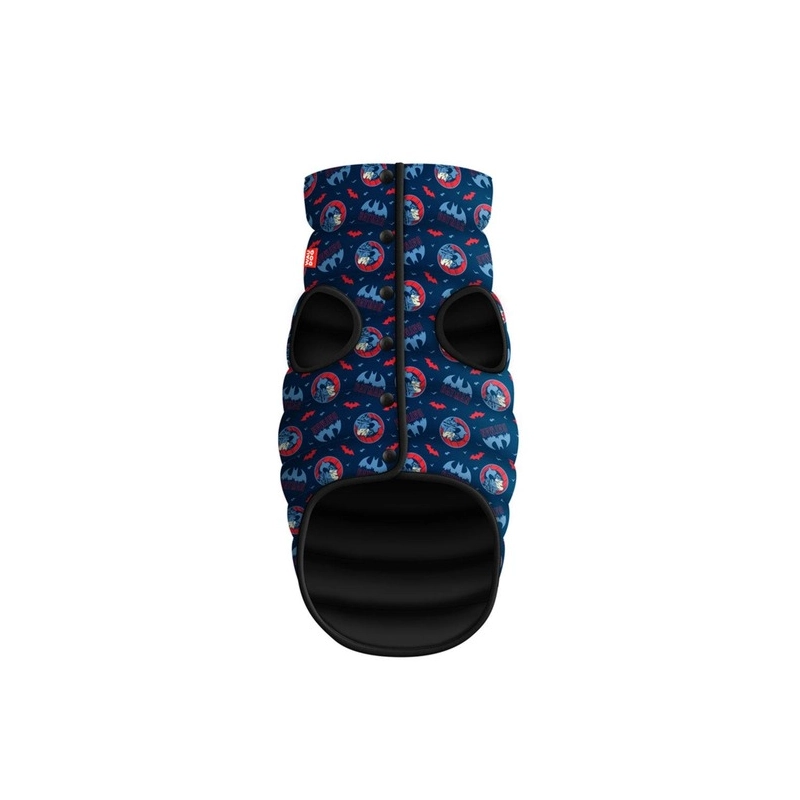 WAUDOG Clothes куртка для собак XS 30 - з малюнком Бетмен, блакитно-червоний (4823089332673) 