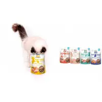 Brit Care Raw Treat Hair&Skin ЛАСОЩІ Супер-преміум коти (з рибою та індичкою) 40 г  - фото 2