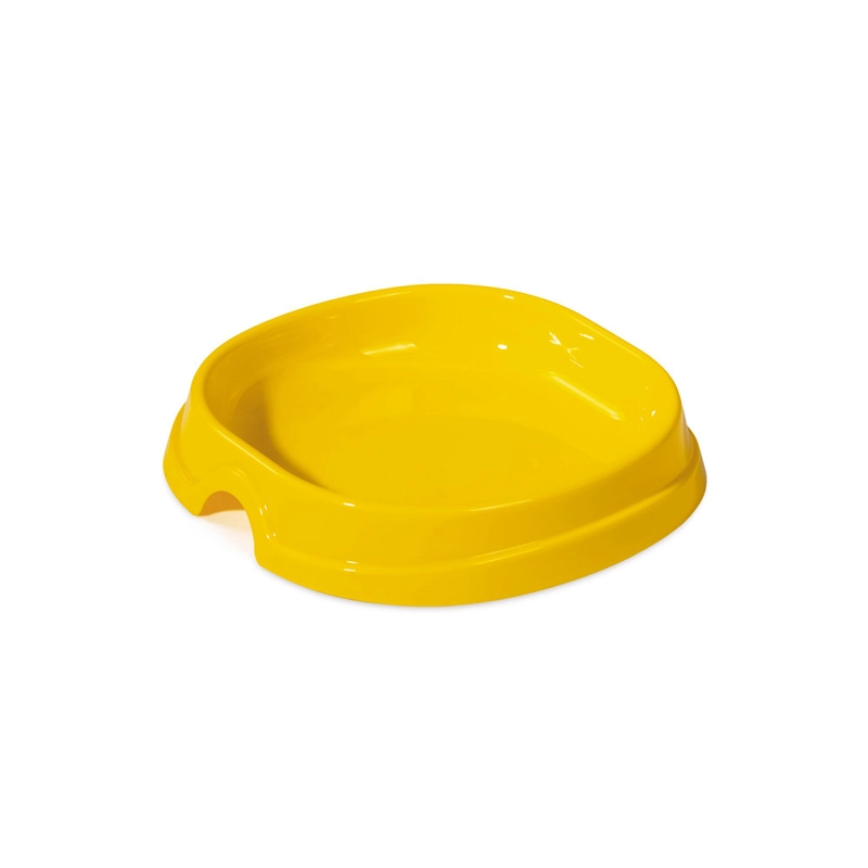 Priroda миска для котів з короткими мордами 400 мл - жовта (4823082433469) 