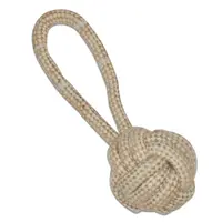 Croci М'яч з ручкою іграшка для собак 7.5х21 см - канат-грейфер (8023222143340) 