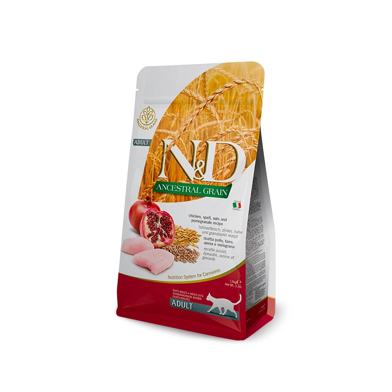 Farmina N&D Ancestral LG Adult Chicken&Pomegranate сухий корм для котів 300 г - з куркою та гранатом (8010276021540) 