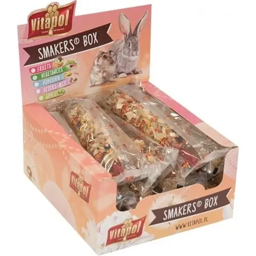 Ласощі для гризунів Vitapol Smakers зі смаком фруктів 50 г (5904479131300)