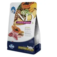 Farmina N&D Tropical Selection Neutered сухой корм для стерилизованных кошек 300 г - с ягненком и тропическими фруктами (8010276042118) 