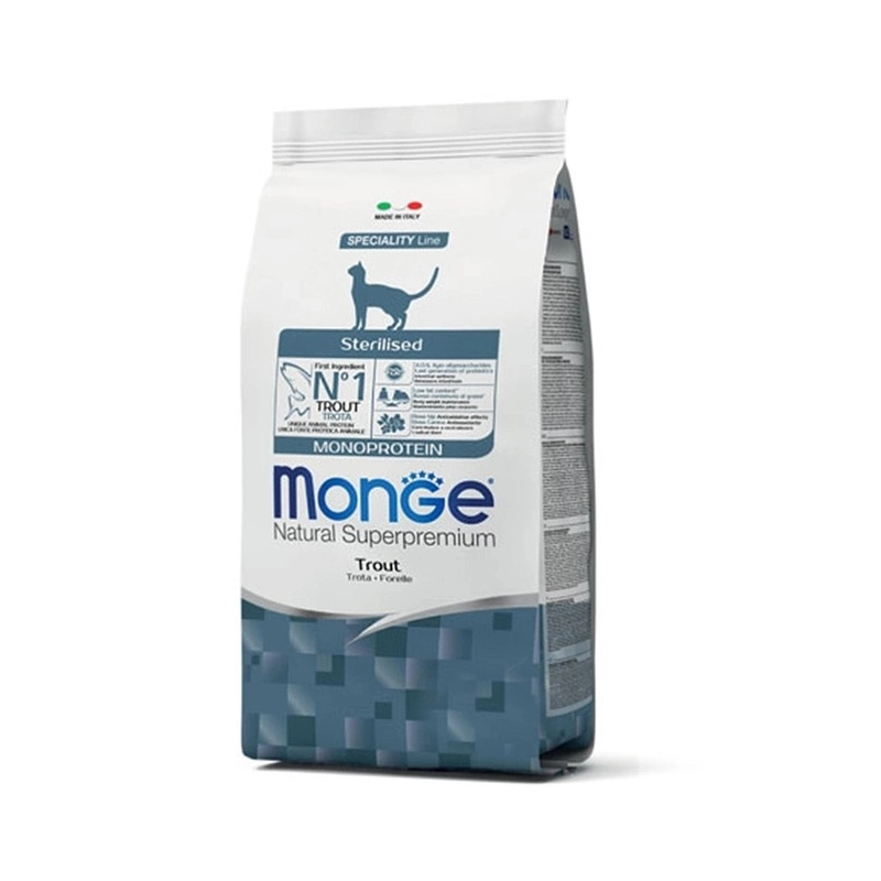 Monge Sterilised СУХИЙ КОРМ Premium коти (з рибою) 1.5 кг 