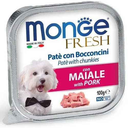 Monge Fresh Pork ВОЛОГИЙ КОРМ Premium собаки (зі свининою) 100 г