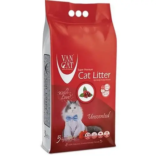 Van Cat наповнювач для котячого туалету 5 кг - бентонітовий (8699245857726)