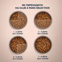Club 4 Paws Premium Selection KIBBLES СУХИЙ КОРМ Premium коти (з індичкою та овочами) 1,5 кг  - фото 1