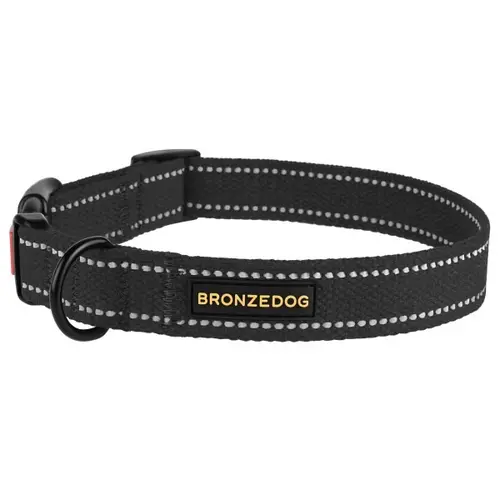 BronzeDog нашийник для собак S - брезентовий, графітовий (2007033017218)