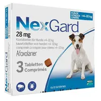 NexGard M таблетки для собак 1 таблетка - від бліх та кліщів, 4-10 кг (3661103042860) 