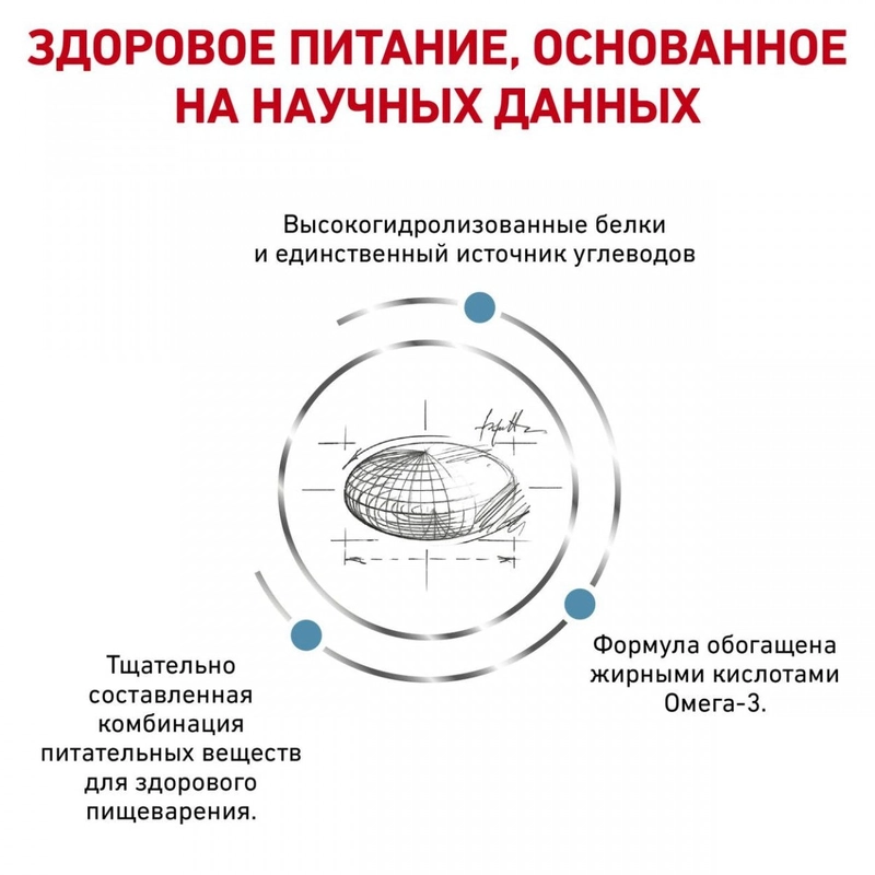 Royal Canin Veterinary Hypoallergenic СУХИЙ КОРМ-ДІЄТА Холістік собаки (з м'ясом) 2 кг  - фото 2