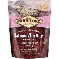 Carnilove Kitten сухий корм для кошенят 400 г - з лососем та індичкою (8595602512232) 