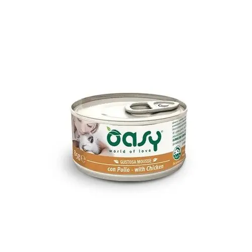 Oasy Cat вологий корм для котів 85 г - з куркою (8053017342818)