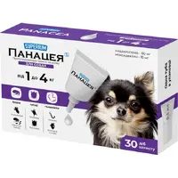 SUPERIUM Панацея краплі протипаразитарні для собак 1 піпетка - 1-4 кг (4823089362465) 