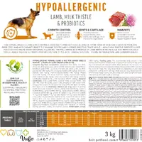 Brit Care Hypoallergenic JUNIOR LARGE BREED СУХИЙ КОРМ Супер-преміум цуценята великих порід (з ягням) 3 кг  - фото 3