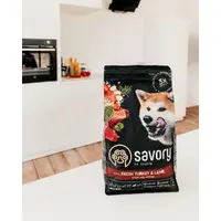 Savory Large Breed Fresh Turkey & Lamb сухий корм для собак великих порід 3 кг - з індичкою та ягням (4820232630235)  - фото 4