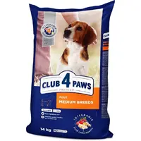 Club 4 Paws Premium ADULT Medium Breeds Chiken сухий корм для собак середніх порід 14 кг - з куркою (4820215366328) 