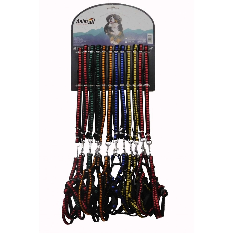 AnimAll повідець з шлеєю для собак 1.5x120 см - на блістері (2000981153656) 