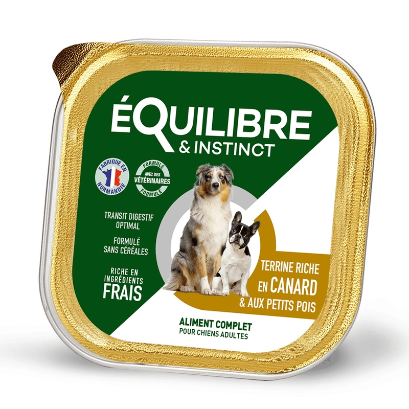 Equilibre & Instinct Duck & Peas ПАШТЕТ Економ собаки (з качкою та горохом) 300 г 