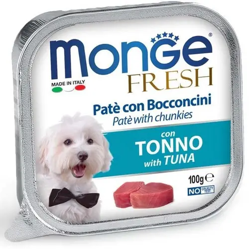 Monge Dog Wet Fresh влажный корм для собак 100 г - с тунцом (8009470013017)