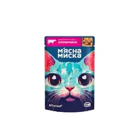М'ясна Миска ШМАТОЧКИ В СОУСІ Економ коти (з м'ясним міксом) 100 г 