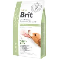 Brit VETERINARY DIETS Grain-Free DIABETES Turkey & Pea СУХИЙ КОРМ Холістік собаки (з індичкою та горохом) 2 кг 