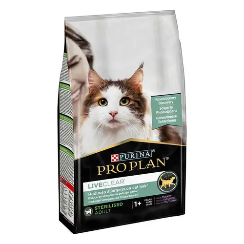 Purina Pro Plan LiveClear Sterilised СУХИЙ КОРМ Холістік коти (стерилізовані) 1.4 кг