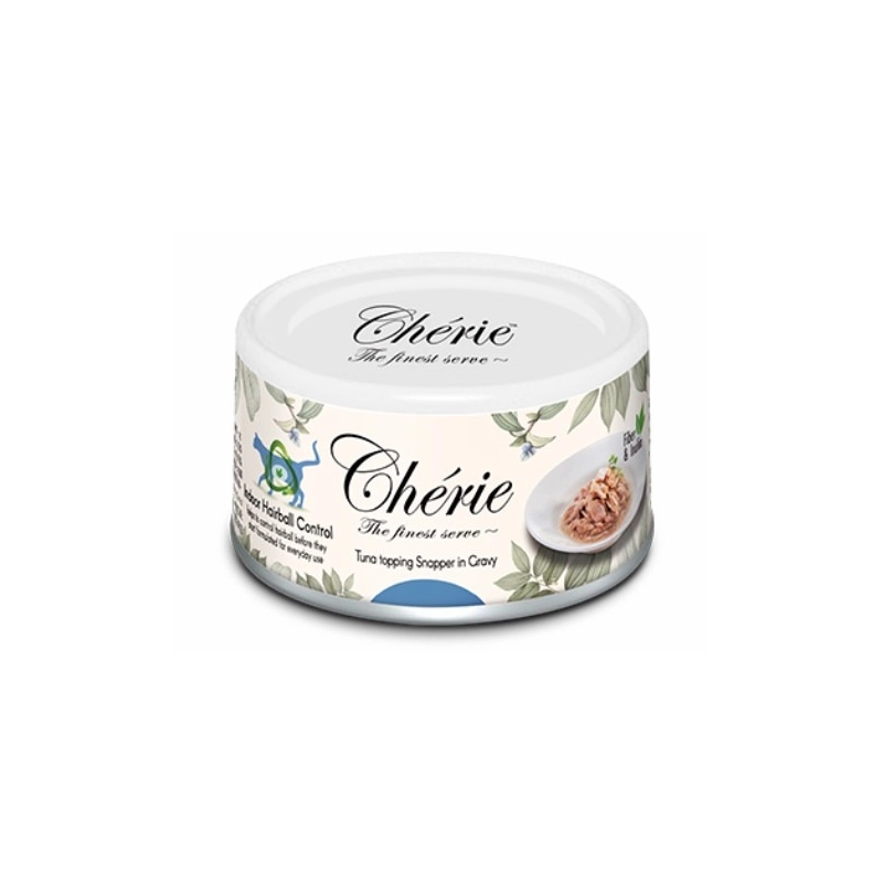 Cherie Hairball Control ВОЛОГИЙ КОРМ Супер-преміум коти (для контролю утворення грудочок шерсті) 80 г 