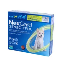 NexGard Spectra M таблетки для собак 1 таблетка - від бліх, кліщів та глистів, 7.5-15 кг (3661103048596) 