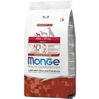 Monge MINI < 10 kg ADULT MonoProtein Lamb with Rice and Potato сухий корм для собак дрібних порід 800 г - з ягням, рисом та картоплею (8009470011532) 