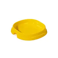 Priroda миска для котів з короткими мордами 400 мл - жовта (4823082433469) 